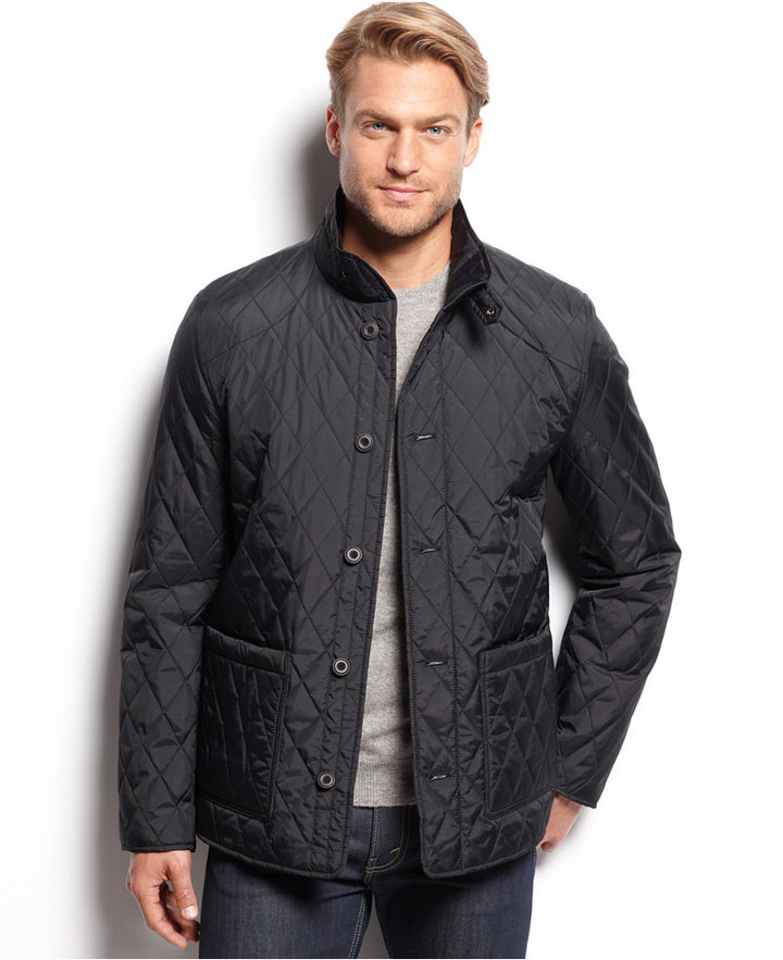 Tasso Elba Quilted Fleece Lined Barn Jacket | Where to buy & how to wear