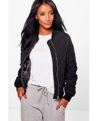 Boohoo Bella Quilted Bomber