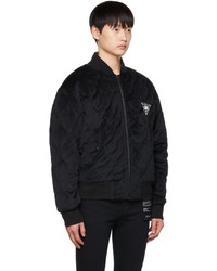 VERSACE JEANS COUTURE Black Insulated Bomber