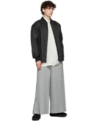 Homme Plissé Issey Miyake Black Padded Pleats Jacket