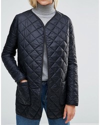Cooper Stollbrand Quilted Bomber Jacket In Black