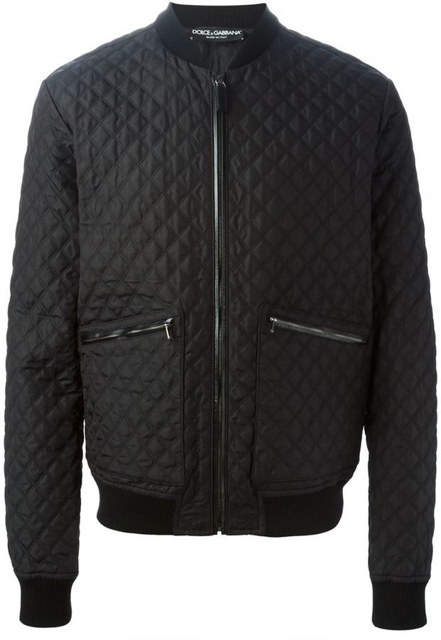 Dolce & Gabbana Quilted Bomber Jacket, $1,545 | farfetch.com ...