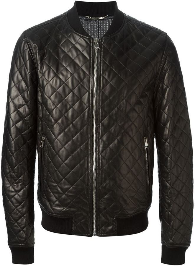 Dolce & Gabbana Quilted Bomber Jacket, $2,939 | farfetch.com | Lookastic