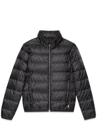 Gucci Gg Jacquard Quilted Nylon Jacket