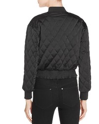 Kendall Kylie Quilted Bomber Jacket