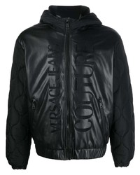 VERSACE JEANS COUTURE Logo Print Bomber Jacket