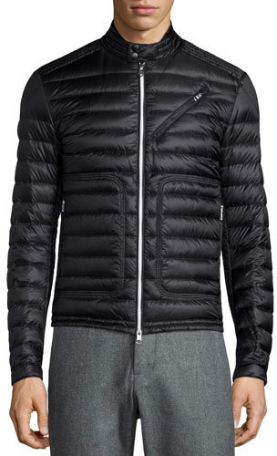 Moncler Picard Quilted Nylon Moto 