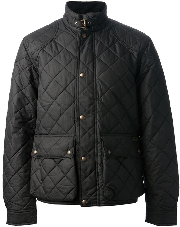 ralph lauren black padded jacket