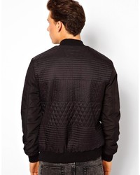 Asos Quilted Bomber Jacket
