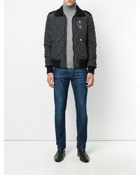 Just Cavalli Quilted Bomber Jacket