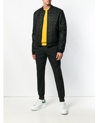 Versace Jeans Quilted Bomber Jacket