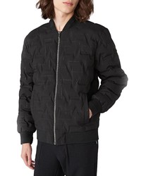 KARL LAGERFELD PARIS Quilted Bomber Jacket