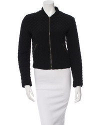Maje Quilted Bomber Jacket