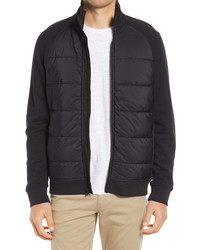 Vince Quilted Mixed Media Jacket