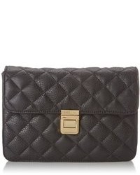 Black Quilted Clutch