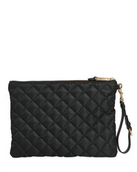 Moschino Large Teddy Bear Quilted Nylon Clutch