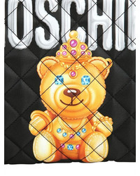 Moschino Large Teddy Bear Quilted Nylon Clutch