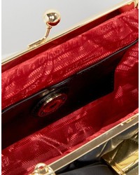 Love Moschino Quilted Bow Clutch Bag