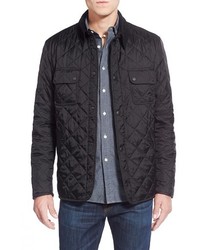 Black Quilted Corduroy Jacket