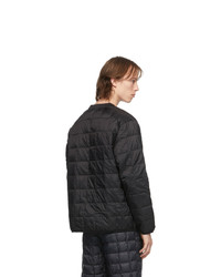 TAION Black Down Basic Pullover Jacket