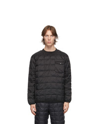 TAION Black Down Basic Pullover Jacket