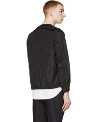 08sircus Black Quilted Nylon Pullover