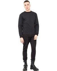 Blood Brother Quilted Cotton Jersey Sweatshirt