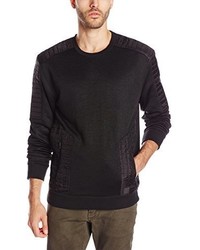 Calvin Klein Jeans Quilt Crew Zip Sweatshirt