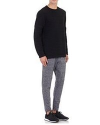 Theory Connor Quilted Sweatshirt Colorless