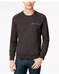 INC International Concepts House Rules Quilted Crew Neck Shirt Only At Macys
