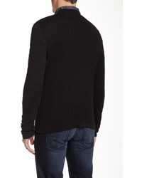 DKNY Jeans Quilted Crew Neck Sweater