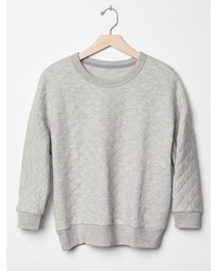 gap quilted sweatshirt