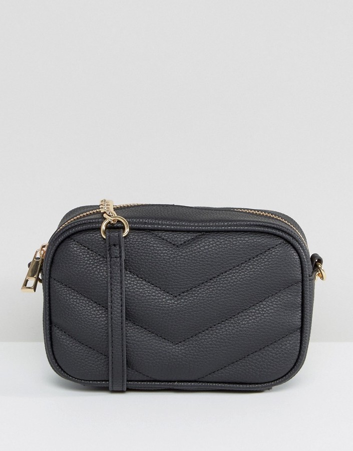 quilted chevron crossbody bag