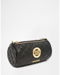 Love Moschino Quilted Barrel Crossbody Bag