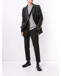 Emporio Armani Quilted Double Breasted Blazer