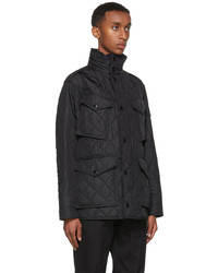 Burberry Black Quilted Field Jacket