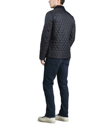 Burberry Brit Roden Quilted Jacket Short Sleeve Logo Tee Slim Fit Denim Jeans