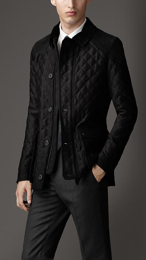 Burberry Quilted Cashmere Field Jacket, $2,395 | Burberry | Lookastic