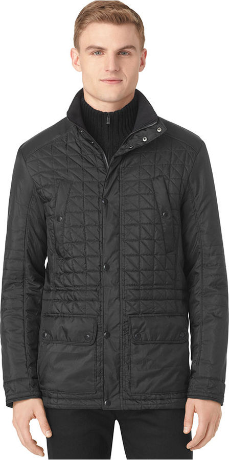 Calvin Klein Lightweight Nylon Quilted Four Pocket Jacket | Where to ...