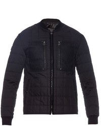 Lanvin Contrast Pockets Quilted Field Jacket