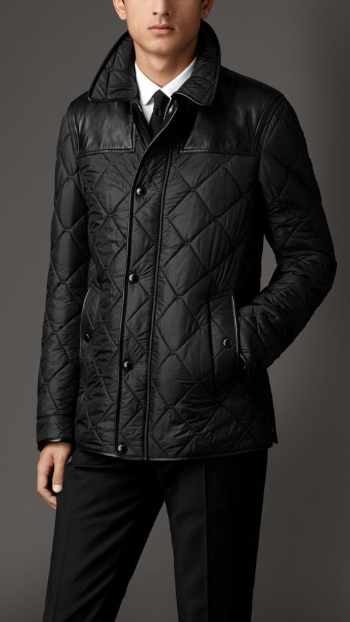 burberry quilted jacket mens