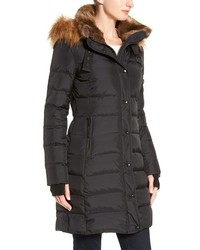 S13/Nyc S13 Uptown Quilted Coat With Faux Fur Trim