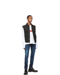 DSQUARED2 Black Down Quilted Vest