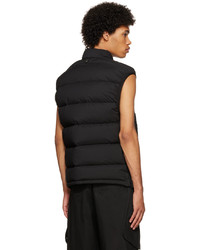 Stone Island Shadow Project Black Quilted Down Vest