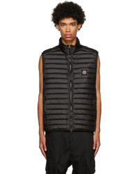 Stone Island Black Quilted Down Vest