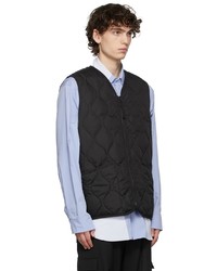 TAION Black Zip Down Vest