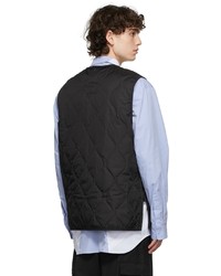 TAION Black Zip Down Vest