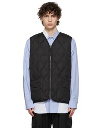 TAION Black Zip Down Vest