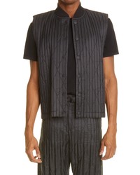 Homme Plissé Issey Miyake Pleated Quilted Vest