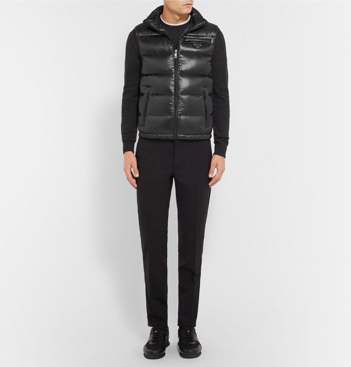 Prada Quilted Ripstop Down Gilet, $960 | MR PORTER | Lookastic